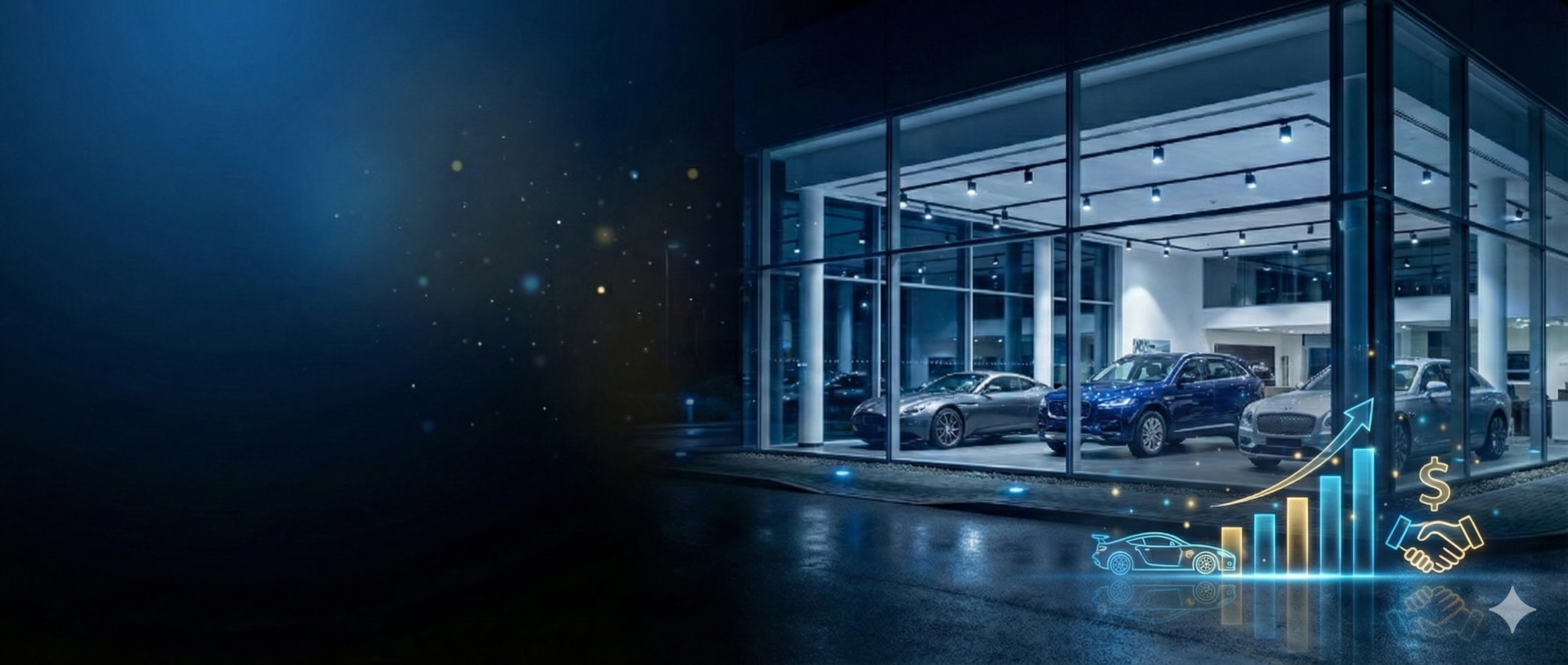 Concessionária com carros em estoque - BASIS ajuda a vender mais veículos com marketing automotivo especializado